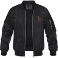 Men's Ovosound Drake Music Lightweight Bomber Jacket Windbreaker Softshell Varsity Jacket Coat
