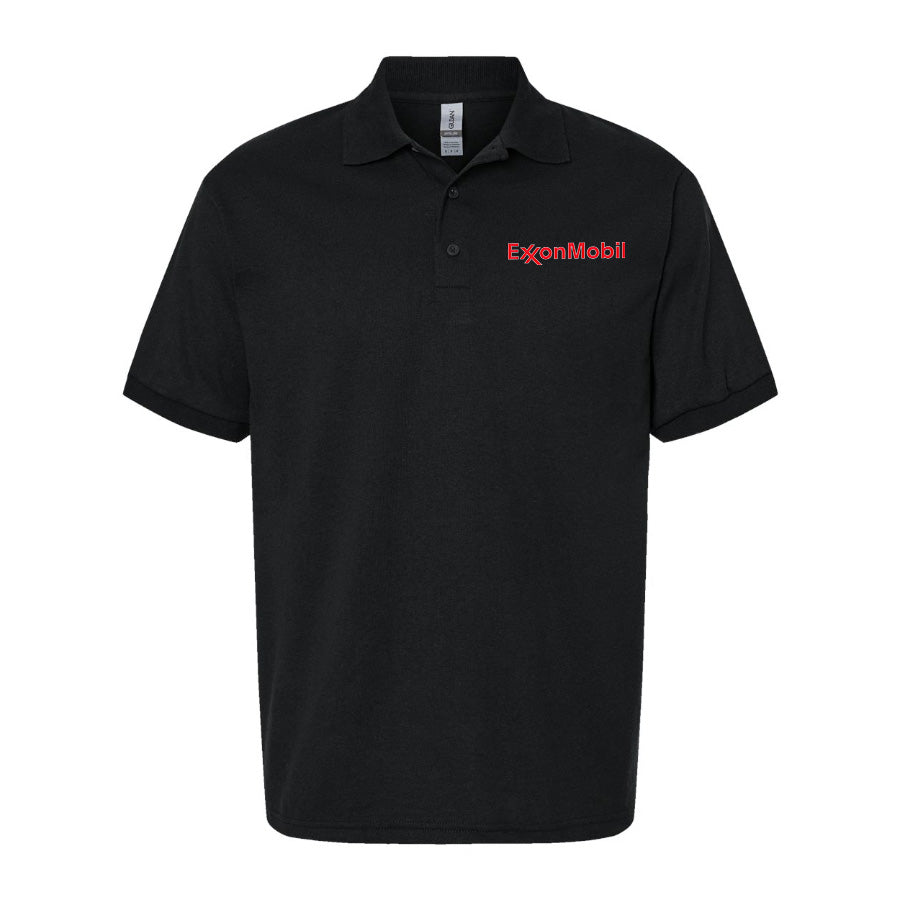 Men's Exxon Mobil Gas Station  Dry Blend Polo