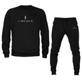Men’s Lincoln Car Crewneck Sweatshirt Joggers Suit