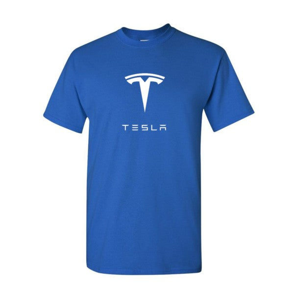 Youth Kids Tesla Motorsports Car Cotton T-Shirt