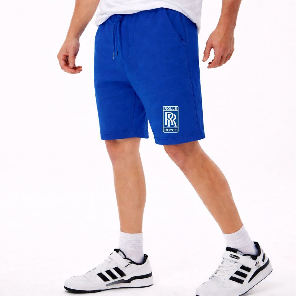 Men's Rolls Royce Car Athletic Fleece Shorts