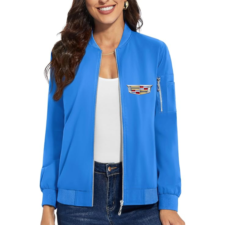 Women's Cadillac Car - Premium Bomber Jacket  Outerwear