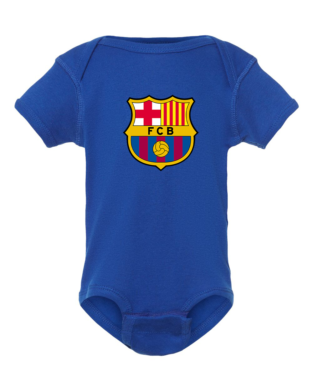 Baby F.C. Barcelona Soccer Romper Onesie