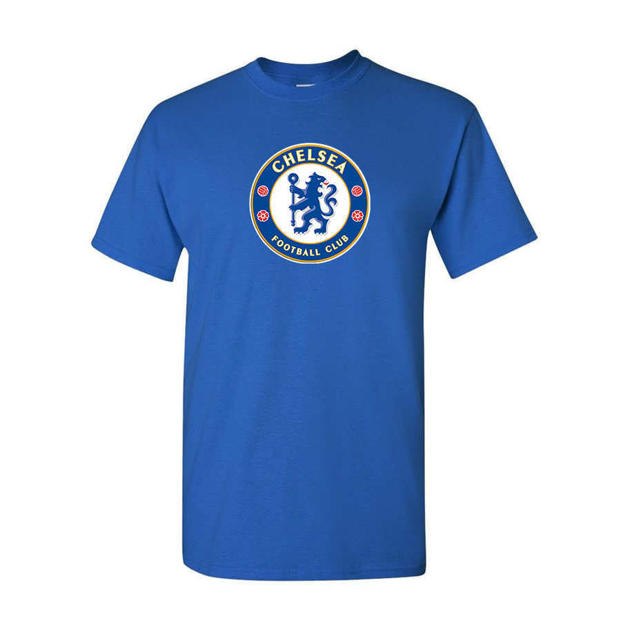 Youth Kids Chelsea Soccer Cotton T-Shirt