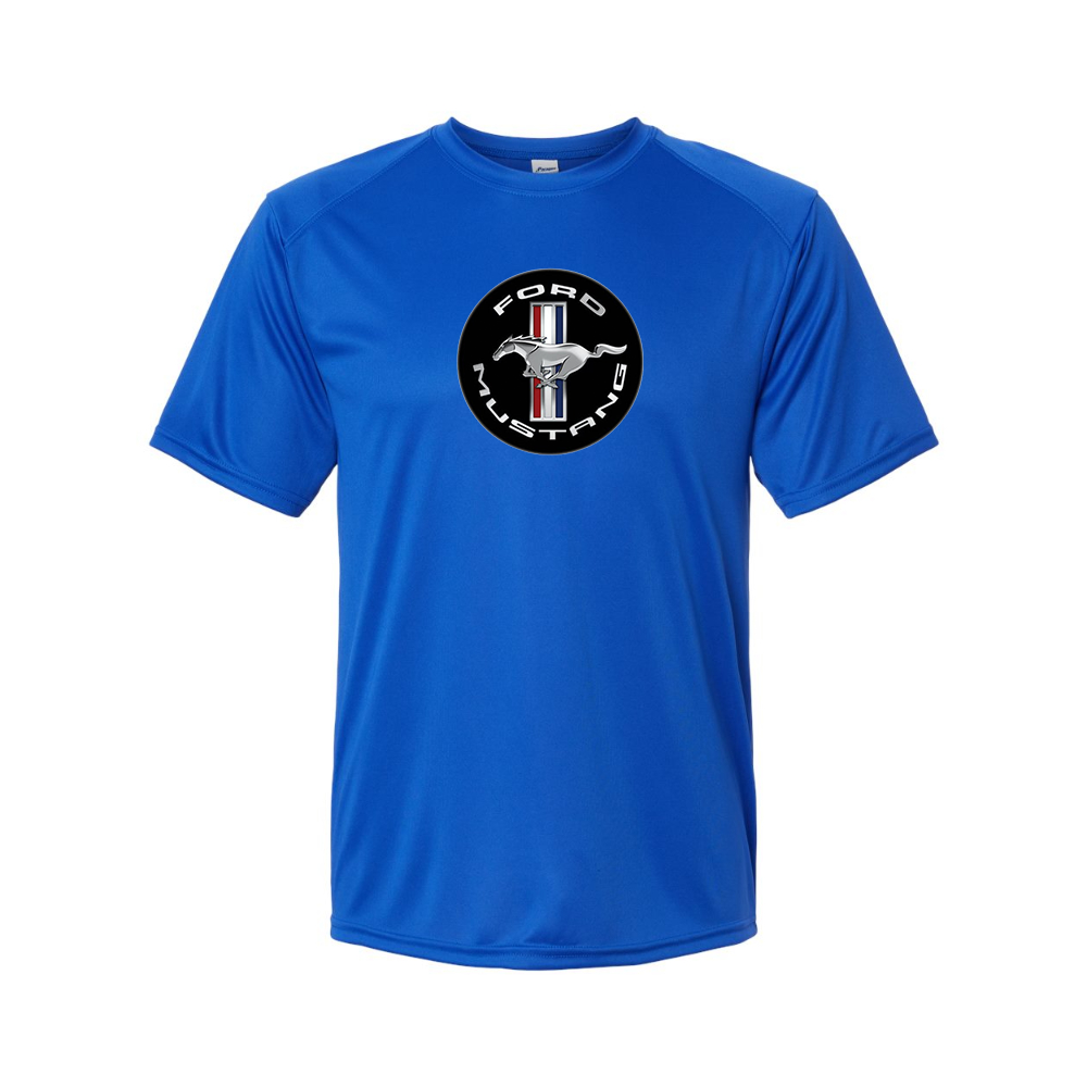 Men’s Ford Mustang Motorsport Car Polyester T-Shirt