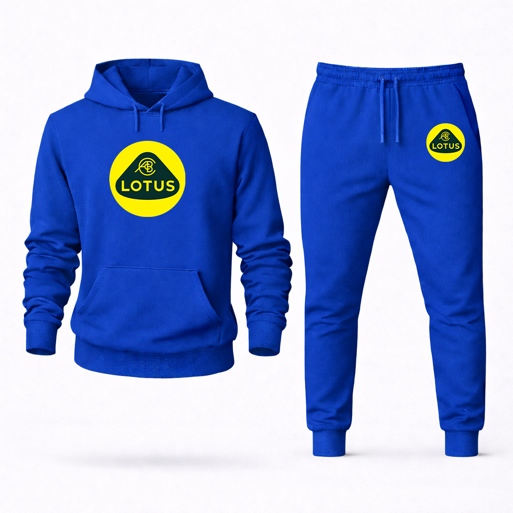 Men's Lotus Car Hoodie Joggers Set
