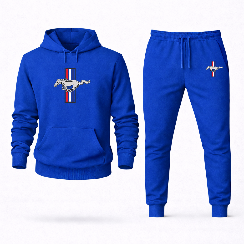 Men's Ford Mustang New Car Hoodie Joggers Set