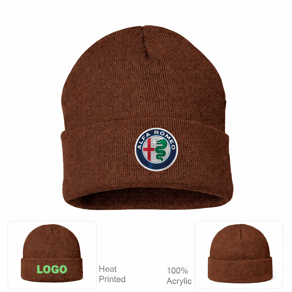 Alfa Romeo Car Cuffed  Beanie Hat