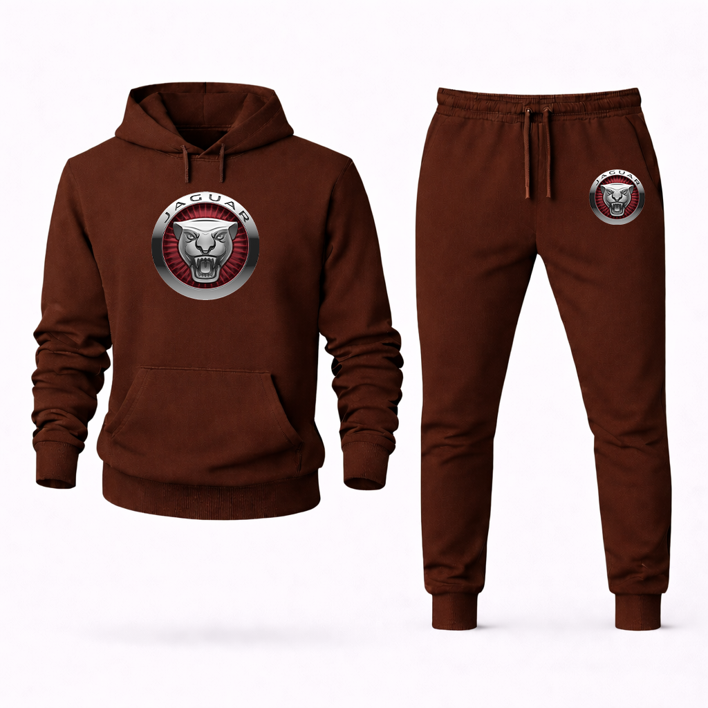 Men's Jaguar Motorsport Car Hoodie Joggers Set