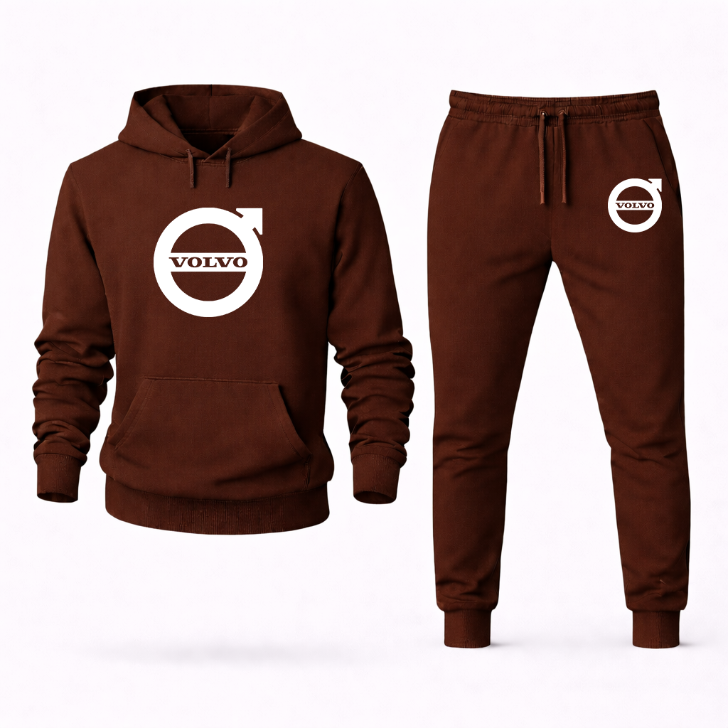 Men's Volvo Car Hoodie Joggers Set
