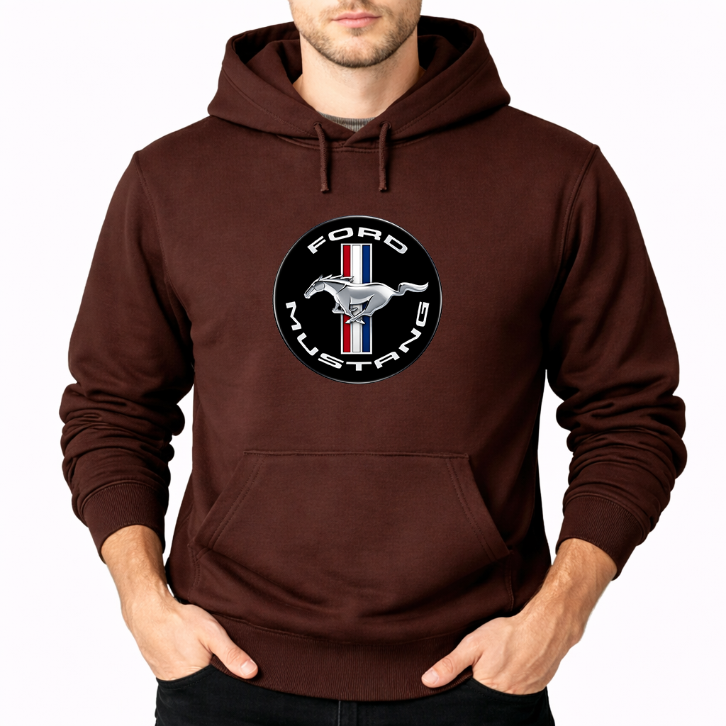 Men's Ford Mustang Motorsport Supercars Pullover Hoodie