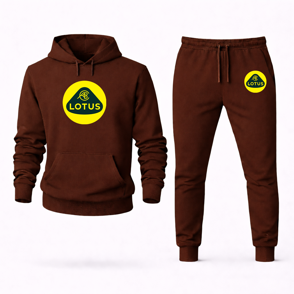Men's Lotus Car Hoodie Joggers Set