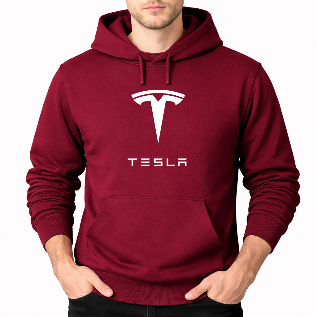 Men’s Tesla Motorsports Car Pullover Hoodie
