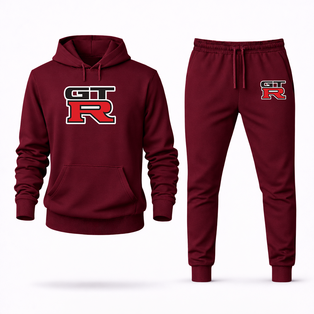Men’s GTR  Car Hoodie Joggers Set