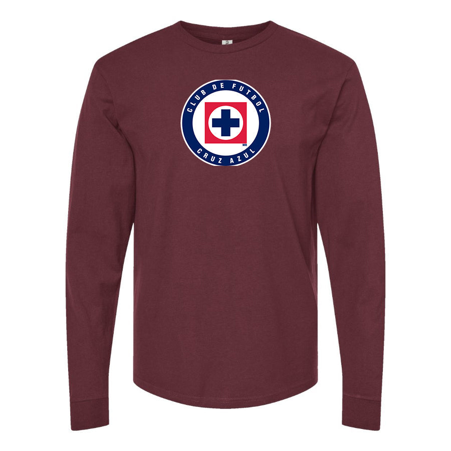 Men's Cruz Azul Football Club Long Sleeve T-Shirt