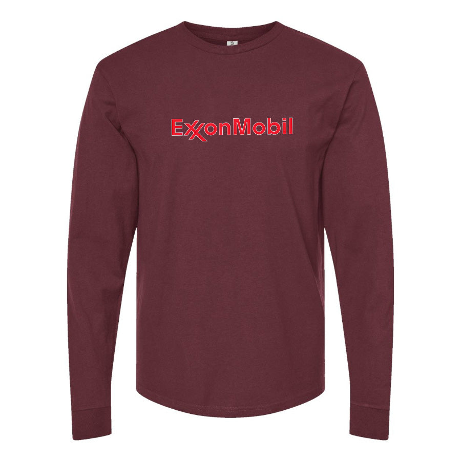 Men's Exxon Mobil Gas Station  Long Sleeve T-Shirt