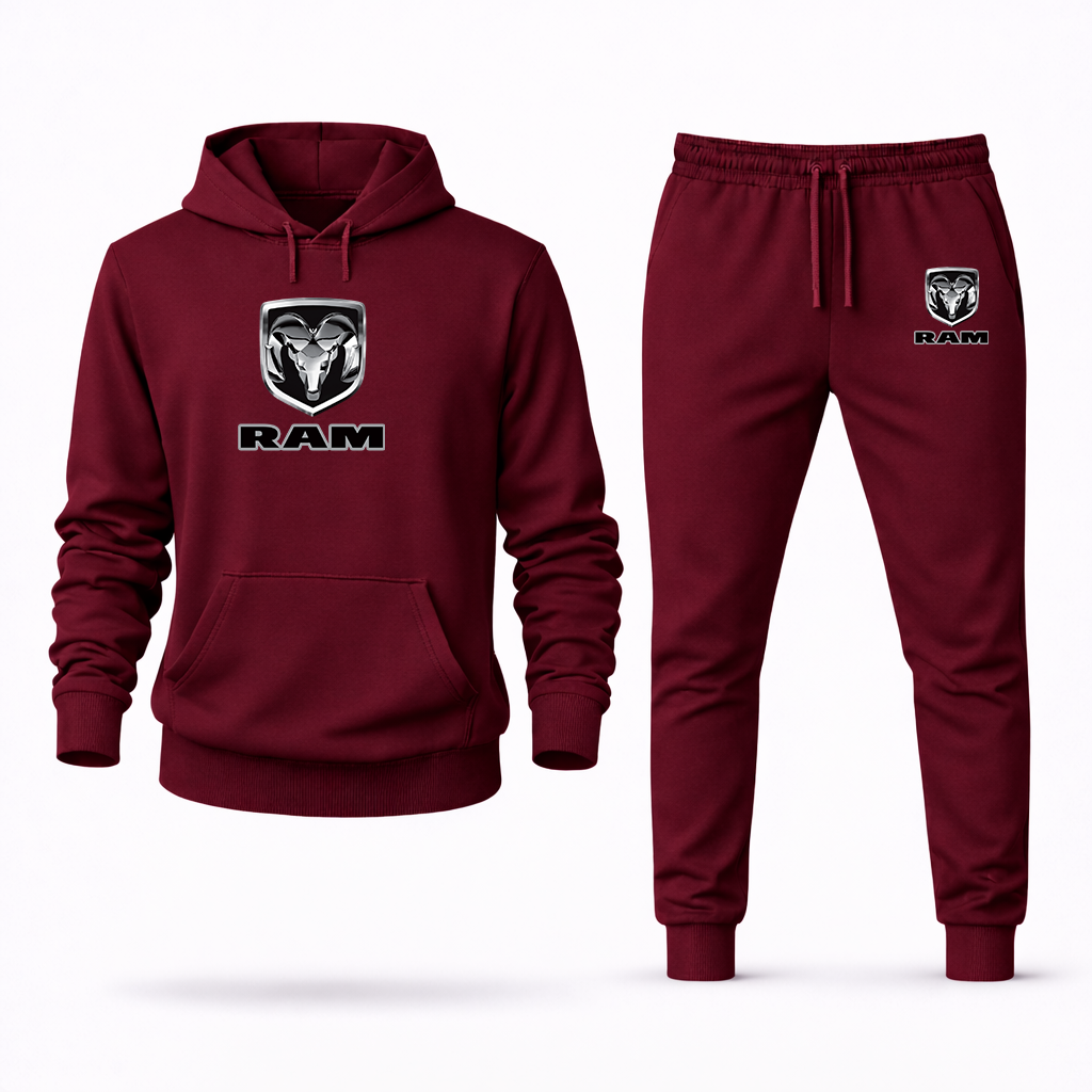 Men’s Ram Truck Logo Hoodie Joggers Set