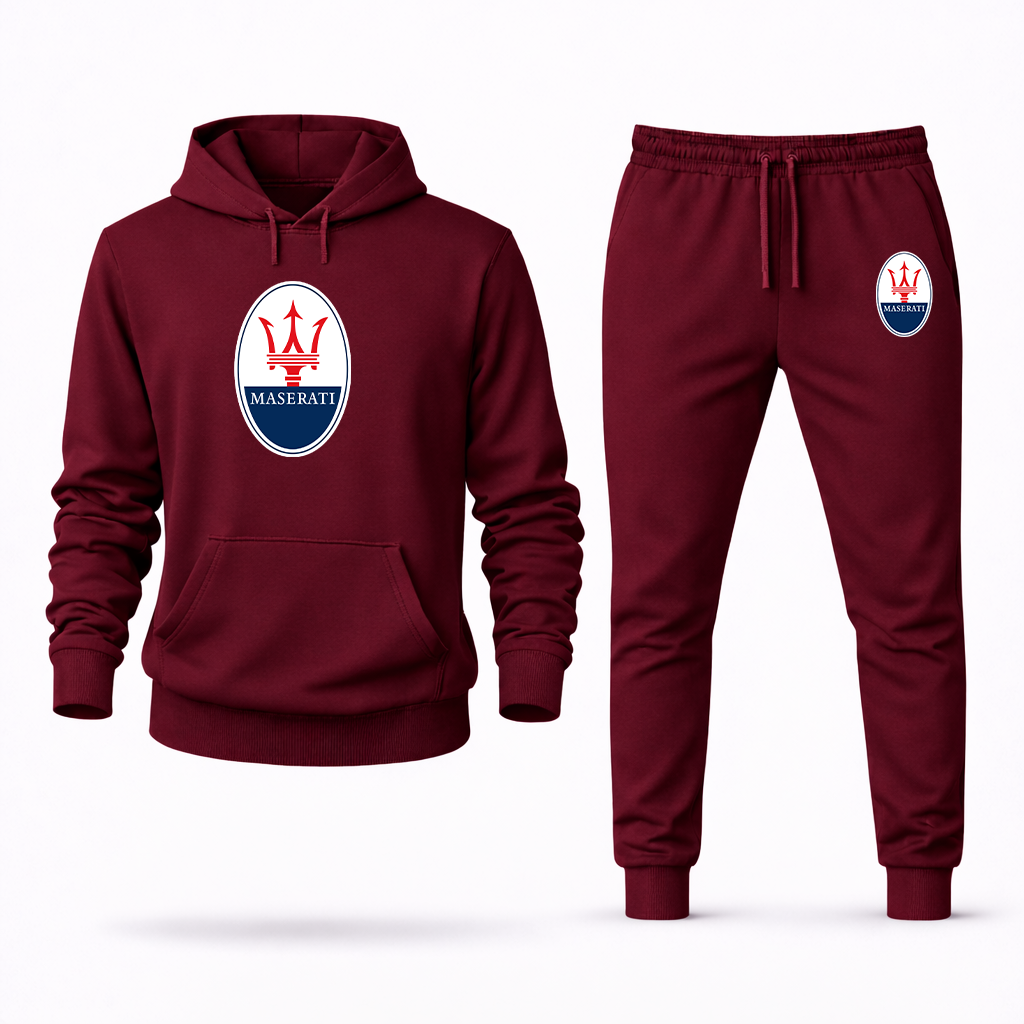 Men’s Maserati Car Hoodie Joggers Set