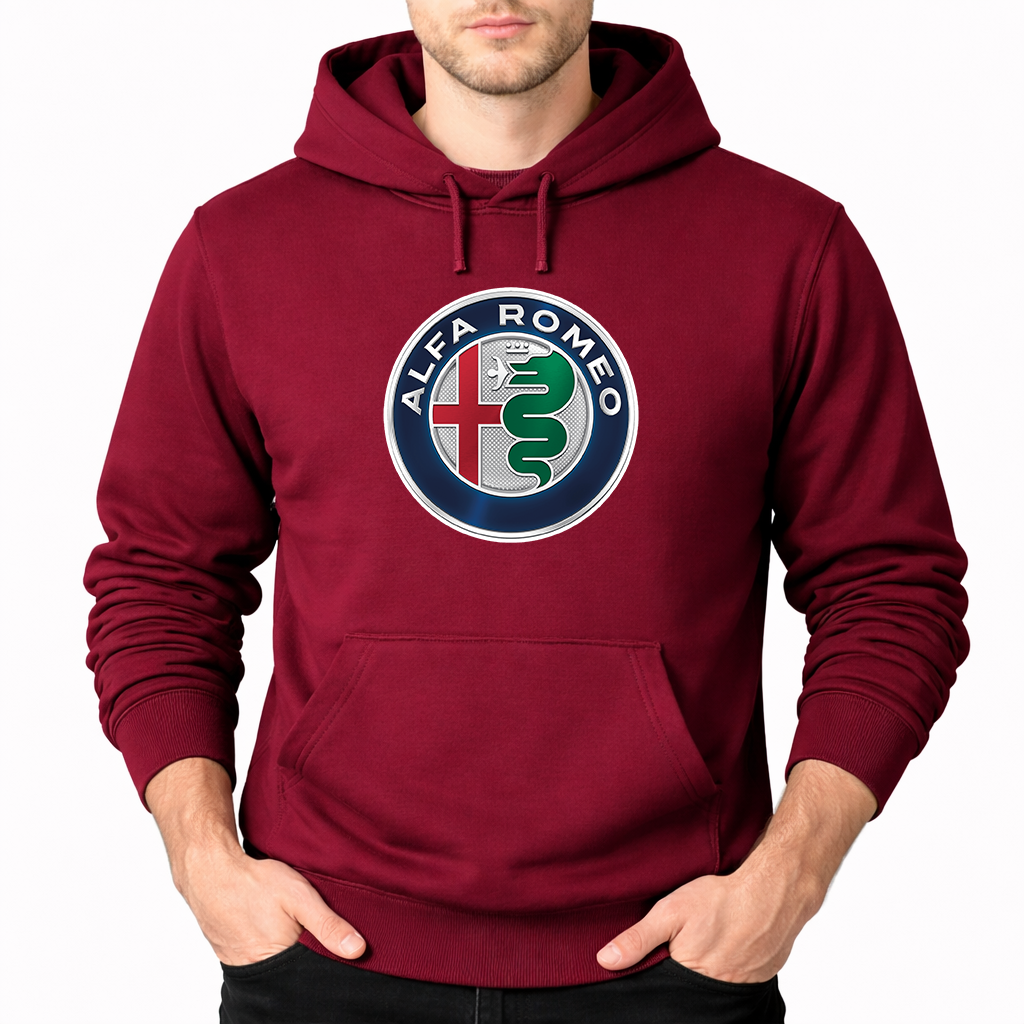 Men's Alfa Romeo Car Pullover Hoodie