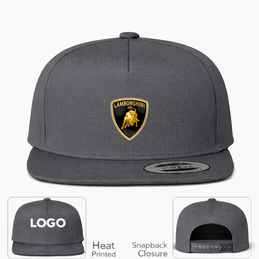 Lamborghini Car Snapback Hat