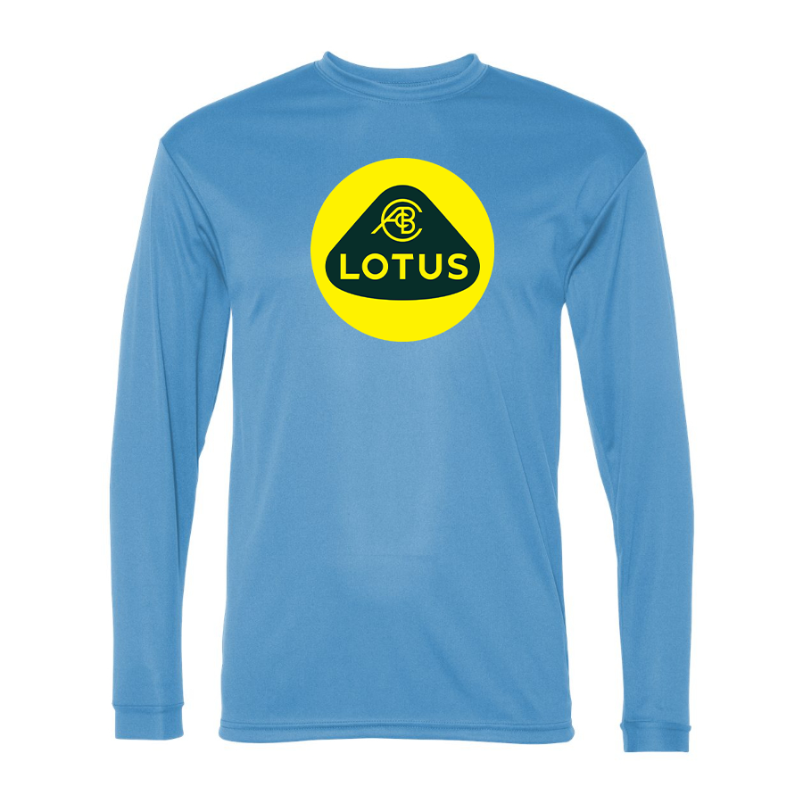 Men's Lotus Car -  Polyester Long Sleeve T-Shirt