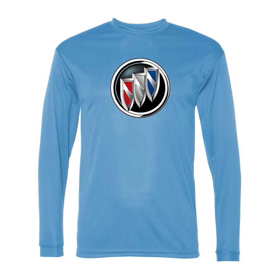 Men's Buick Car -  Polyester Long Sleeve T-Shirt