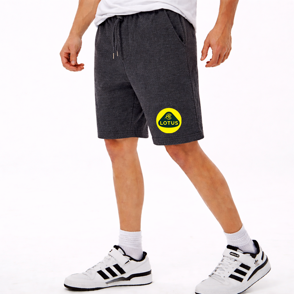 Men's Lotus Car Athletic Fleece Shorts