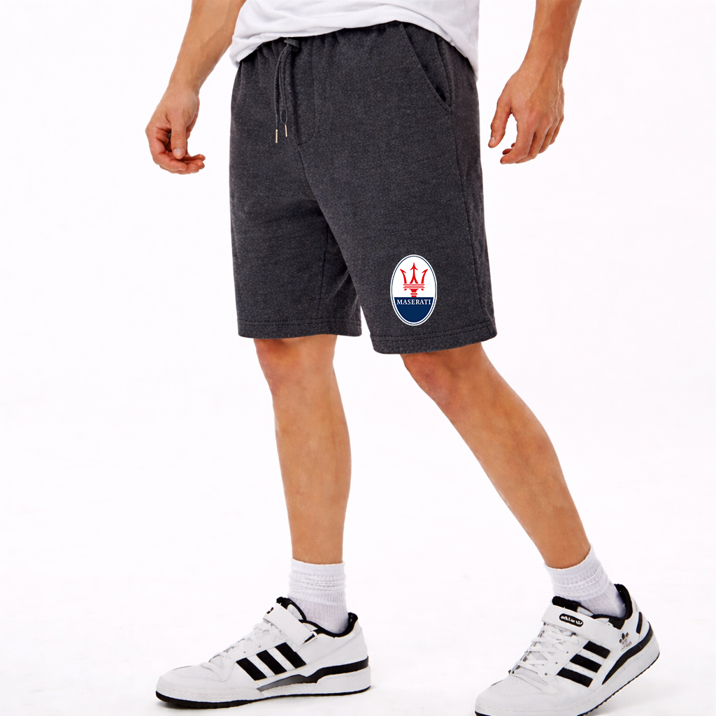 Men's Maserati Car Athletic Fleece Shorts