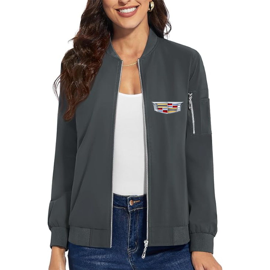 Women's Cadillac Car - Premium Bomber Jacket  Outerwear