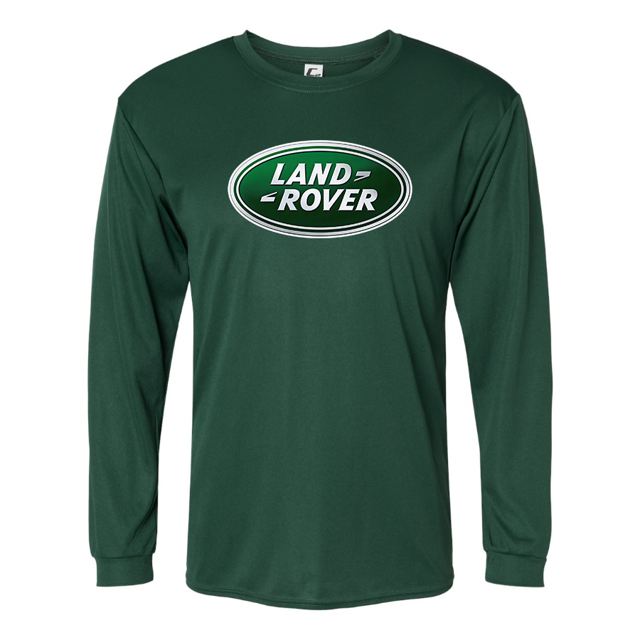 Men's Land Rover Car -  Polyester Long Sleeve T-Shirt