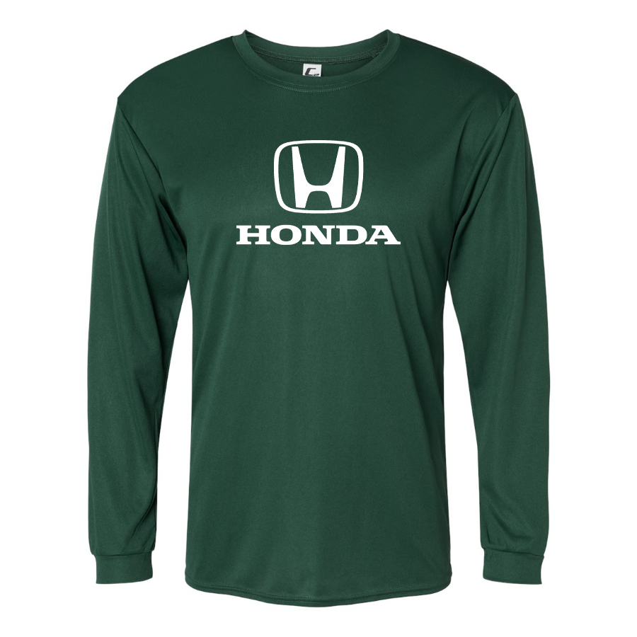 Men's Honda Motorsport -  Polyester Long Sleeve T-Shirt