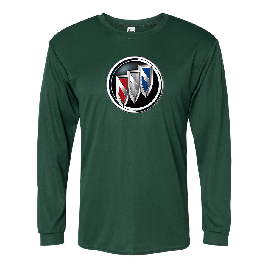 Men's Buick Car -  Polyester Long Sleeve T-Shirt