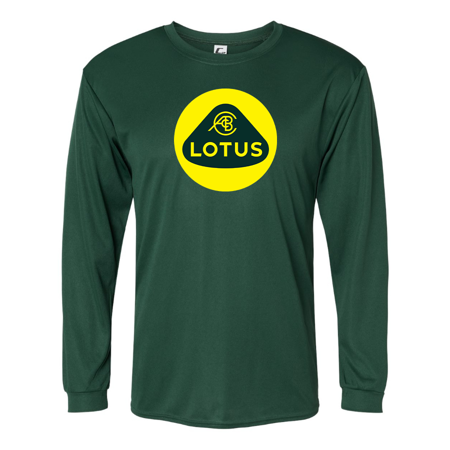 Men's Lotus Car -  Polyester Long Sleeve T-Shirt
