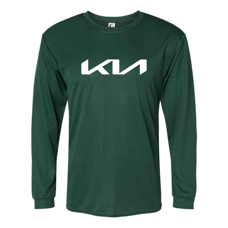 Men's Kia Car -  Polyester Long Sleeve T-Shirt