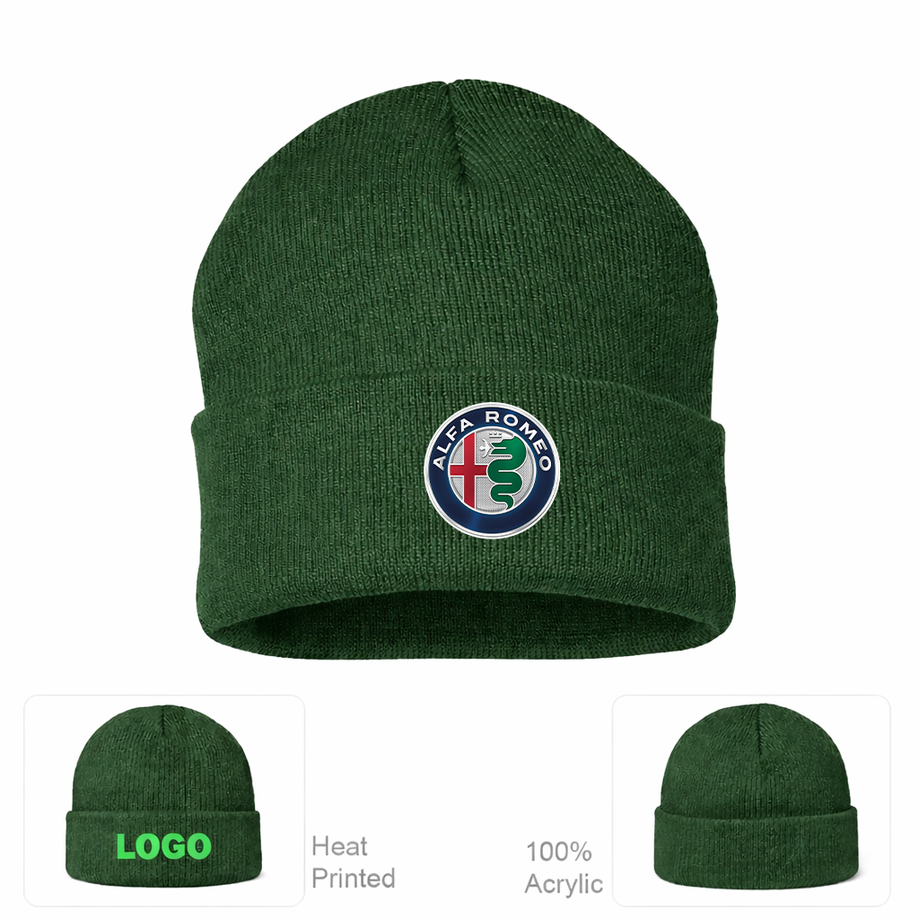 Alfa Romeo Car Cuffed  Beanie Hat