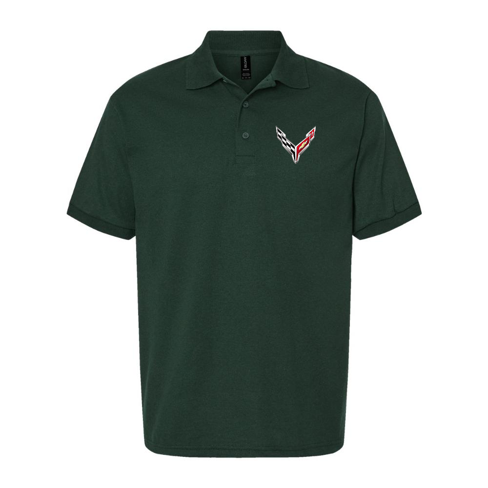 Men's Chevrolet Corvette Dry Blend Polo