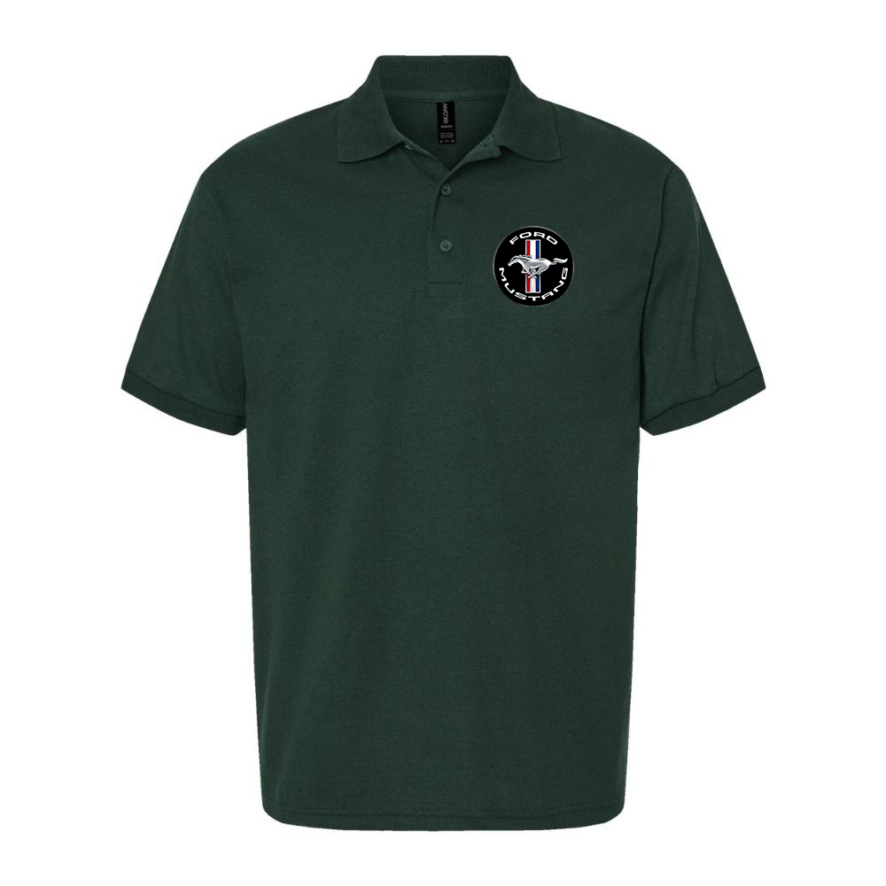 Men’s Ford Mustang Motorsport Car Dry Blend Polo