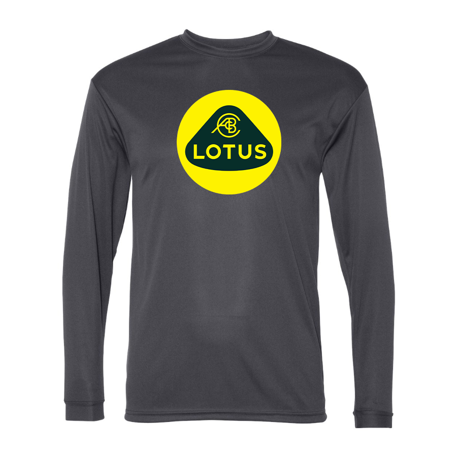 Men's Lotus Car -  Polyester Long Sleeve T-Shirt