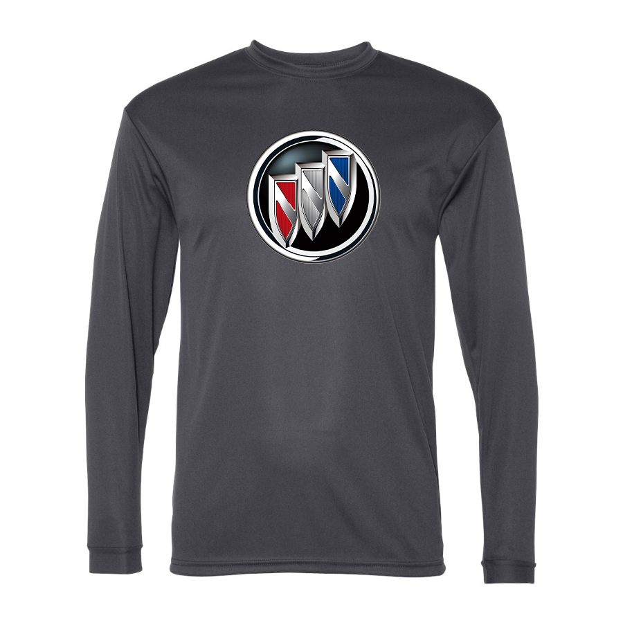 Men's Buick Car -  Polyester Long Sleeve T-Shirt