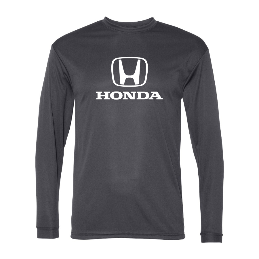 Men's Honda Motorsport -  Polyester Long Sleeve T-Shirt