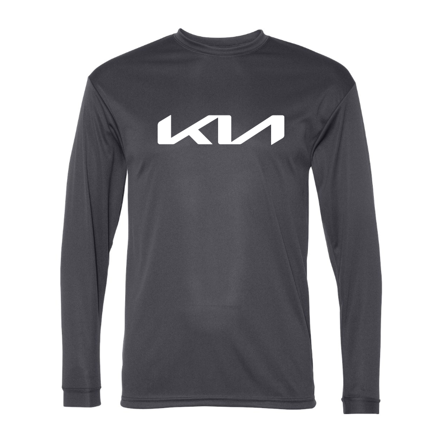 Men's Kia Car -  Polyester Long Sleeve T-Shirt