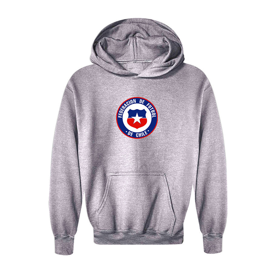 Youth Kids Chile national Soccer Team  Pullover Hoodie