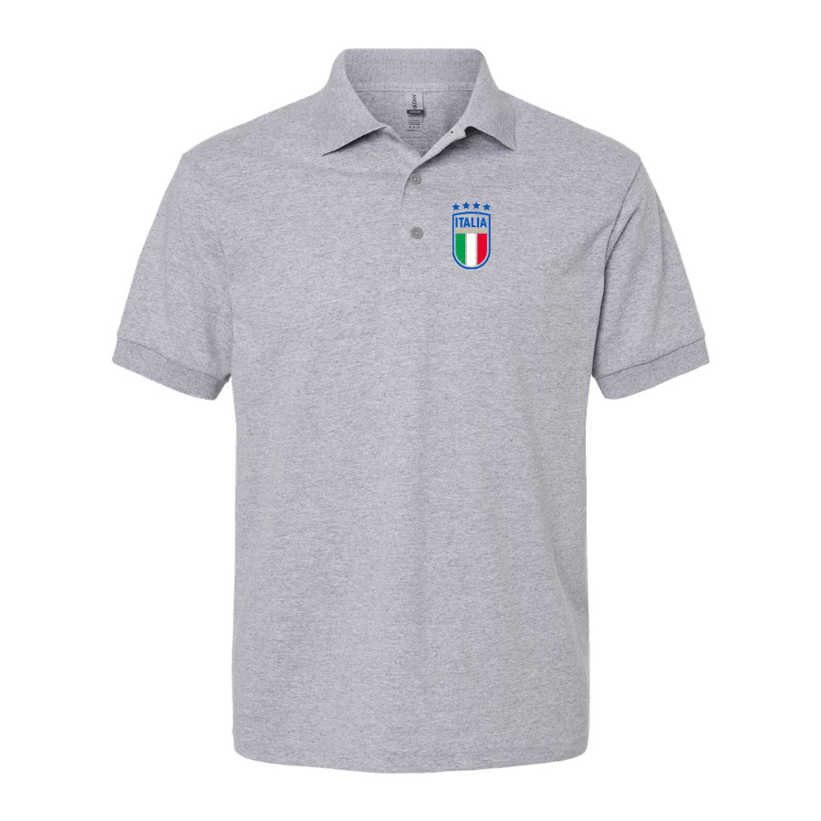 Men's Italy National Soccer Dry Blend Polo