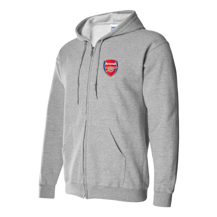 Men's Arsenal Soccer Zipper Hoodie