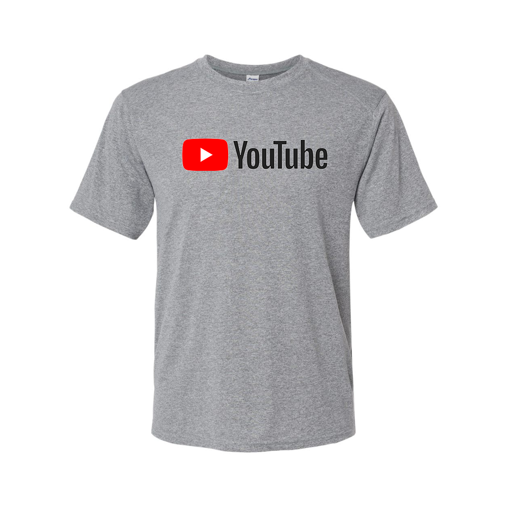 Men's YouTube Social Video Steaming Polyester T-Shirt