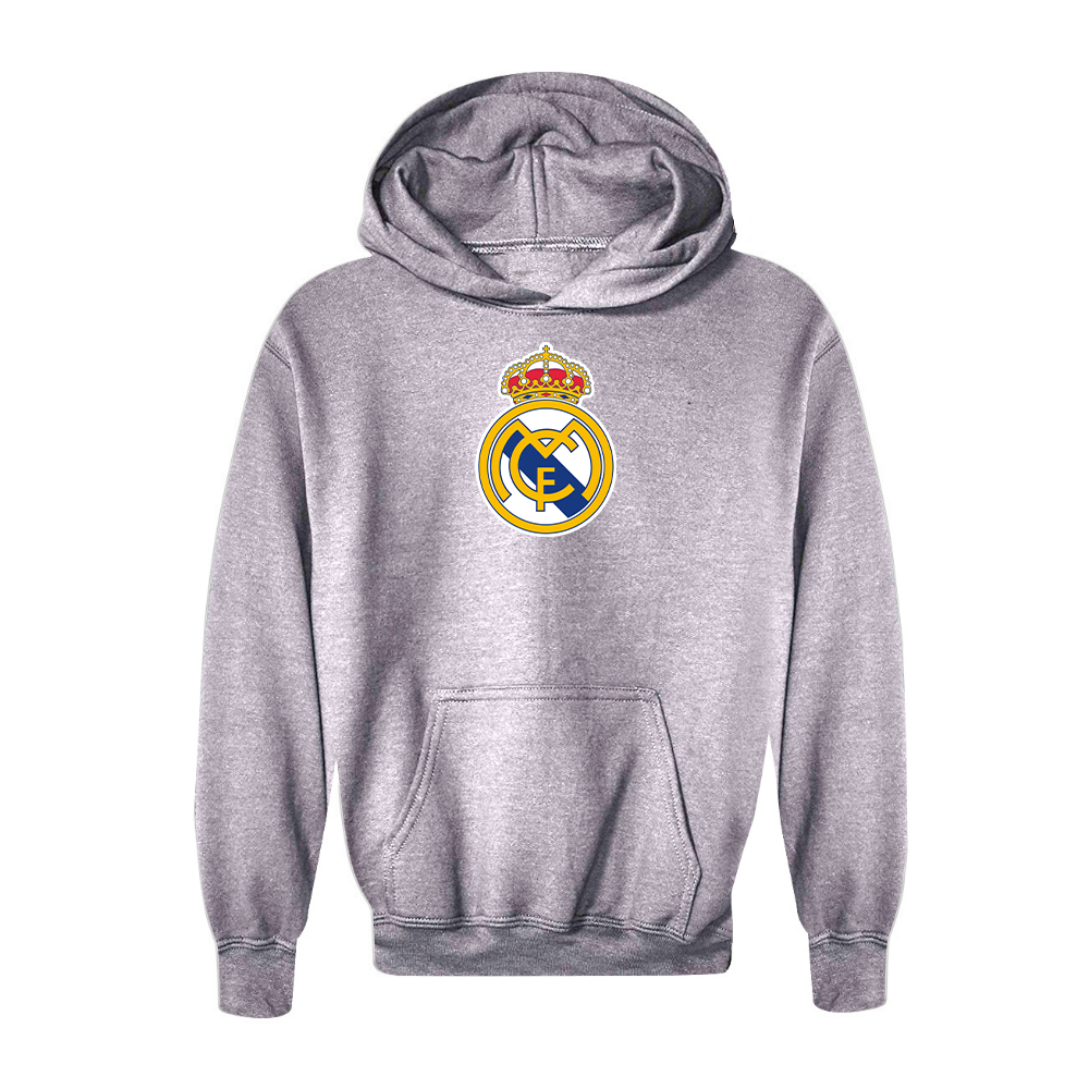 Youth Kids Real Madrid Soccer Pullover Hoodie