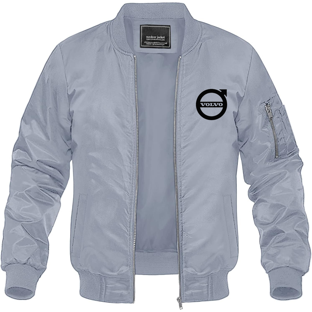Men’s Volvo Car Lightweight Bomber Jacket Windbreaker Softshell Varsity Jacket Coat
