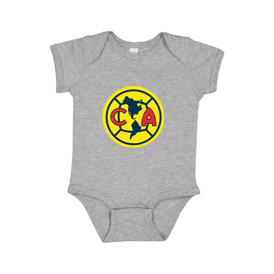Club America Football Baby Romper Onesie
