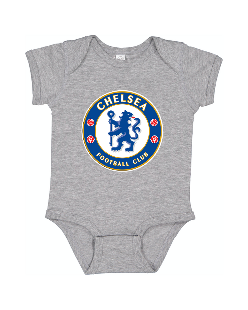 Baby Chelsea Soccer Romper Onesie