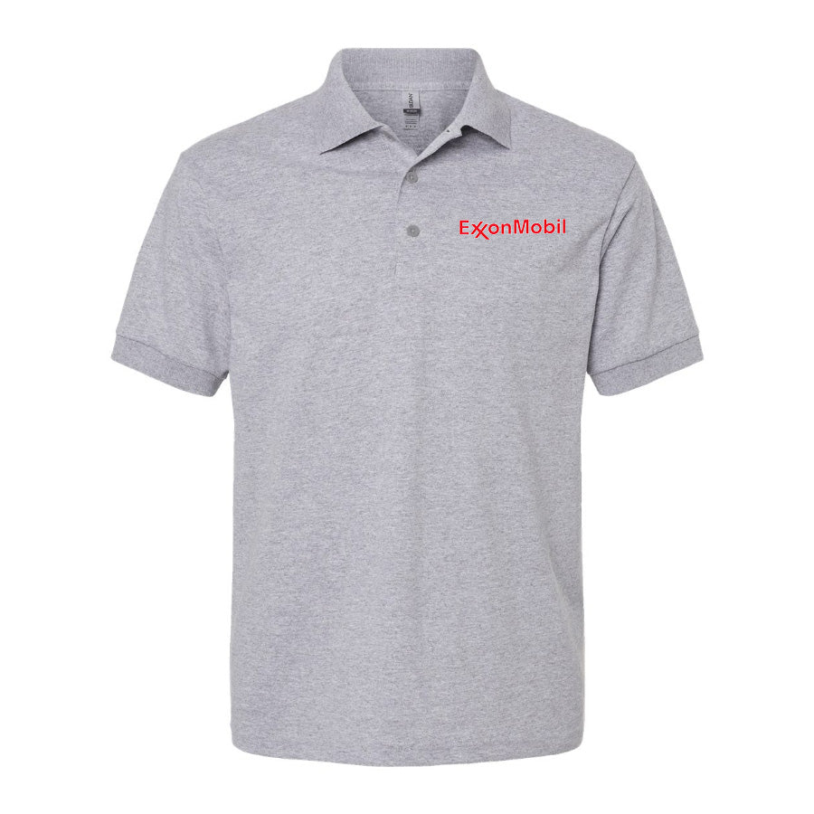 Men's Exxon Mobil Gas Station  Dry Blend Polo